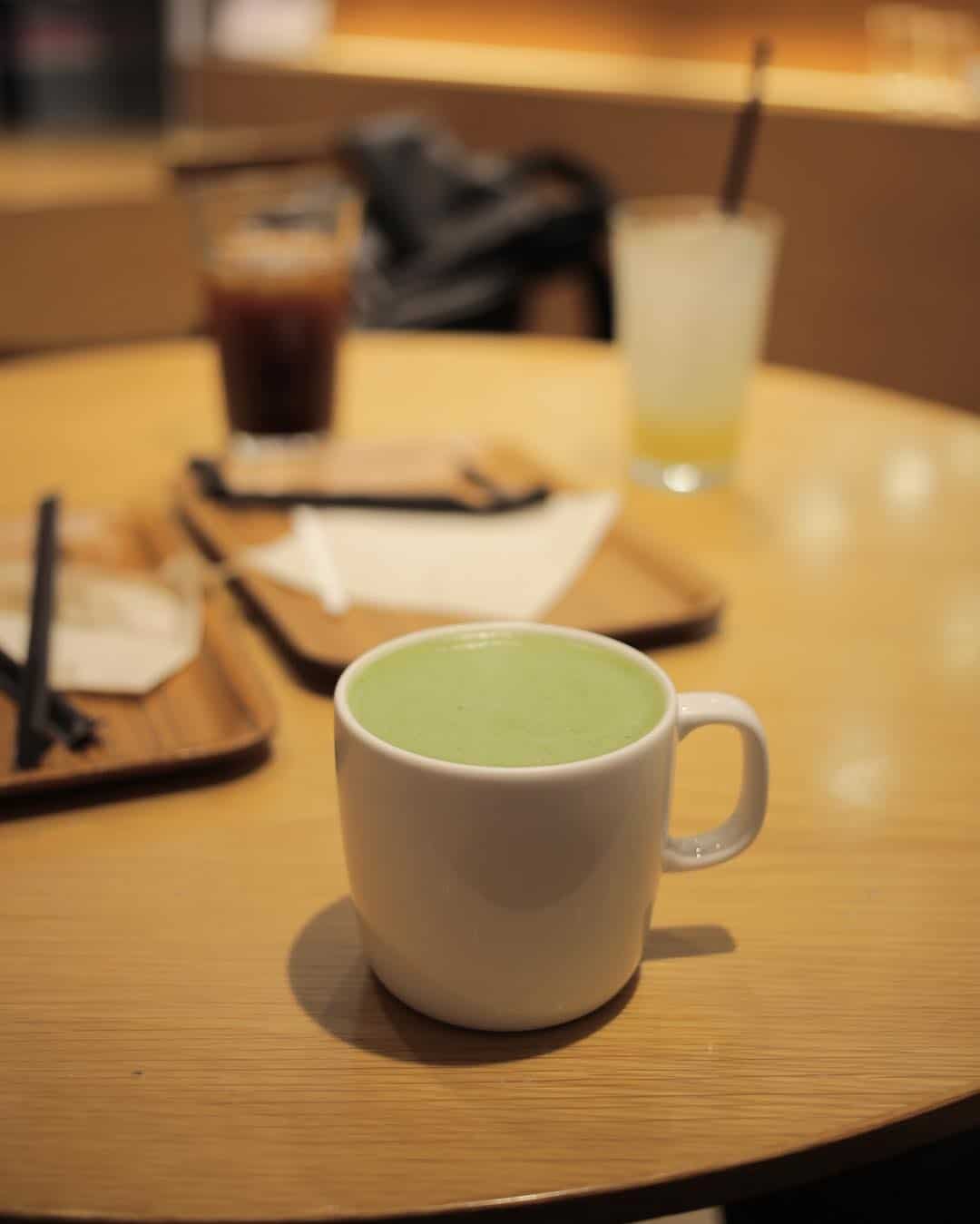 #抹茶ラテ #cafemuji #canalcity #博多